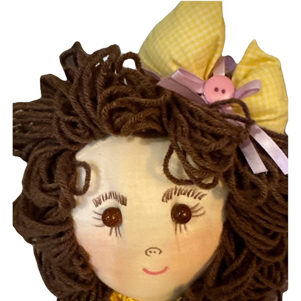 Handmade Cloth Rag Doll Special Granddaughter Unique Embroidered Bib 2009 24